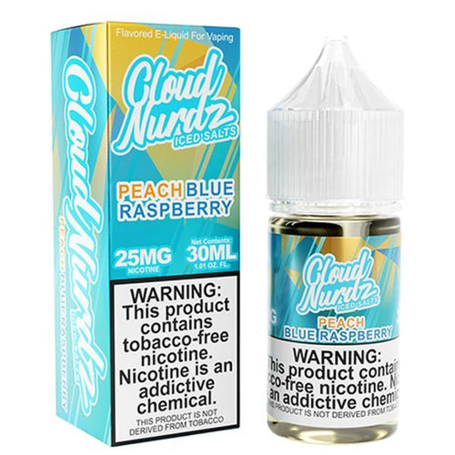 Cloud Nurdz Peach Blue Razz Iced Vape Juice