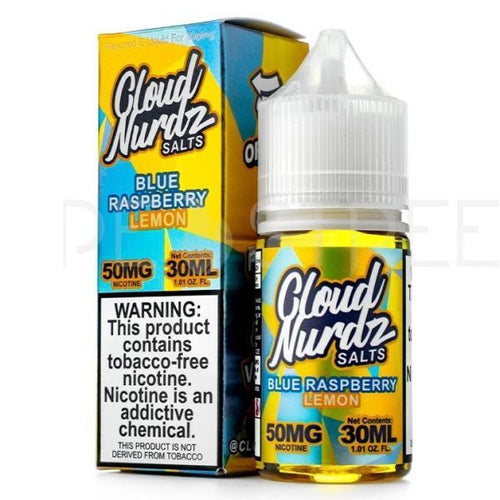 Cloud Nurdz Salts Blue Raspberry Lemon